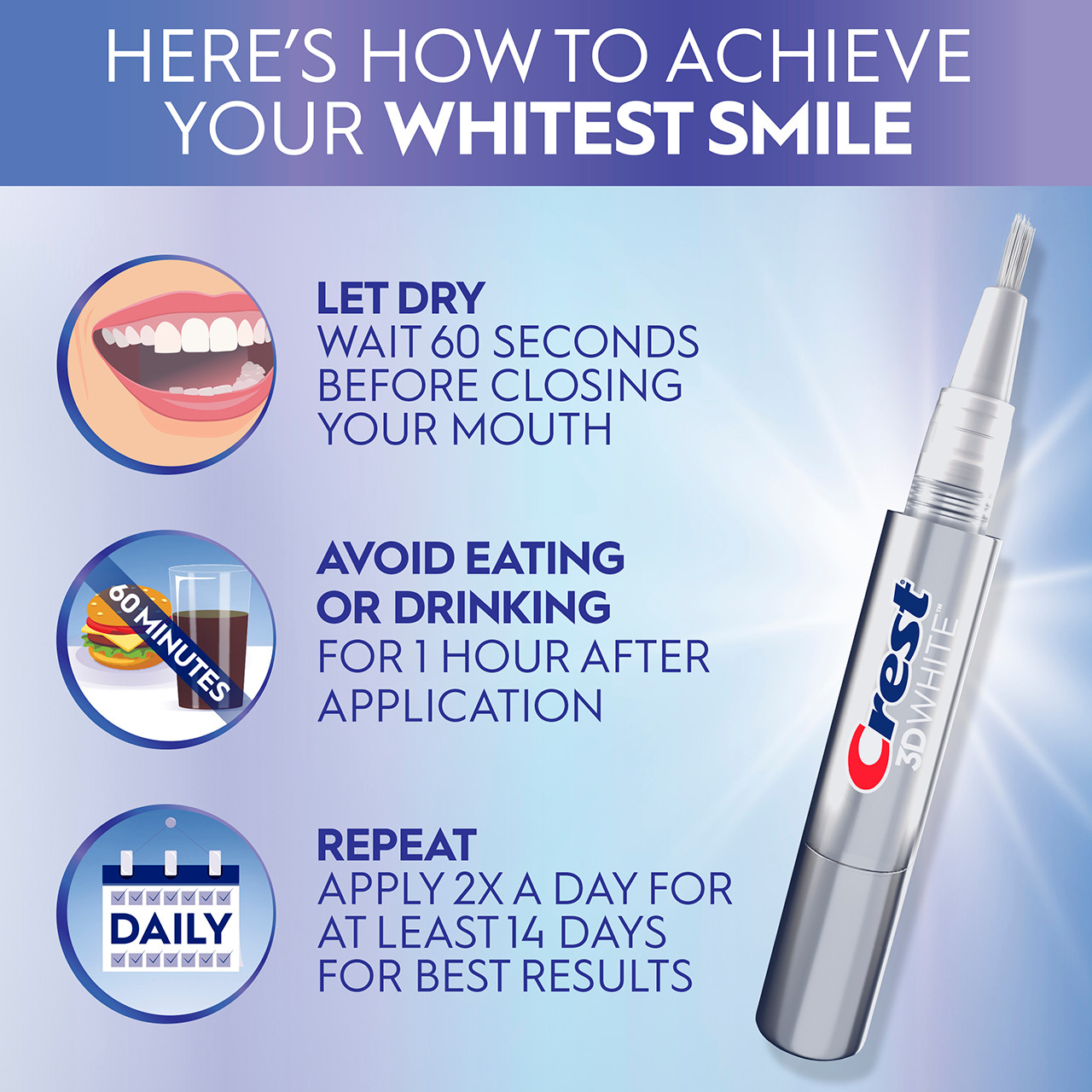 Oral-B 3DWhite Teeth Whitening Pen Pribor Sive | HR_OB17440