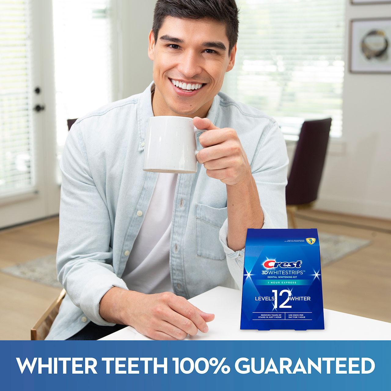 Oral-B 3DWhitestrips 1 Hour Express Pribor Plave | HR_OB70323