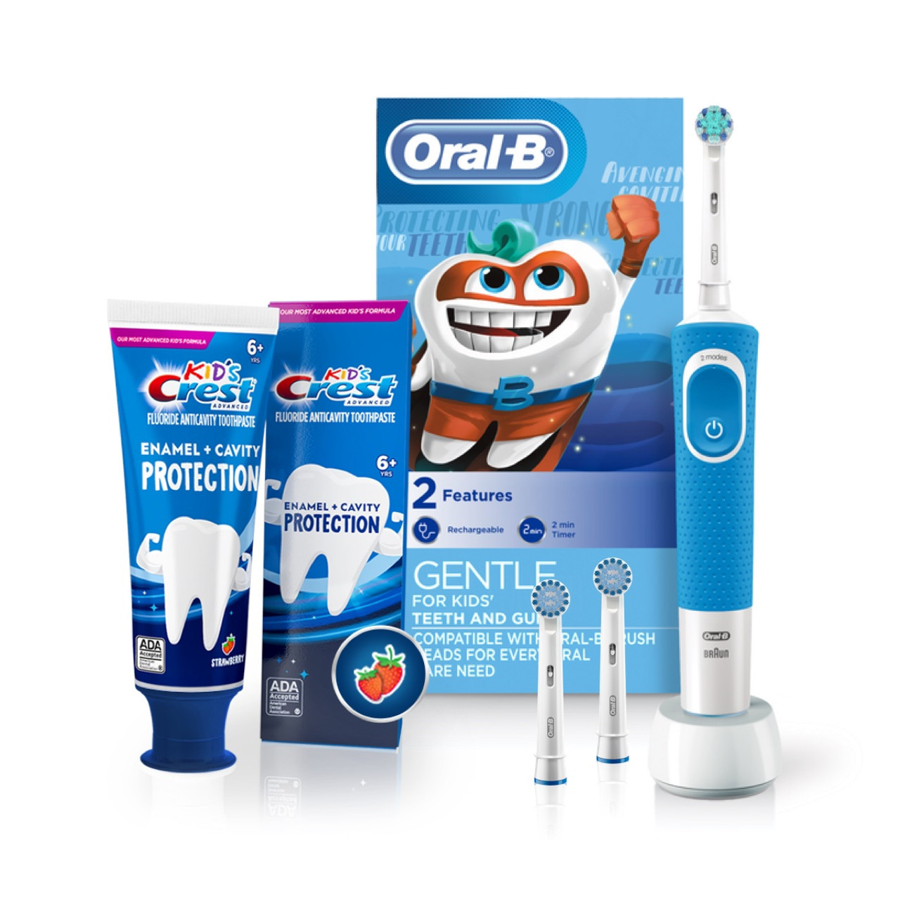 Oral-B Advanced Cavity Protection Kids Svežnjevi Plave | HR_OB38453