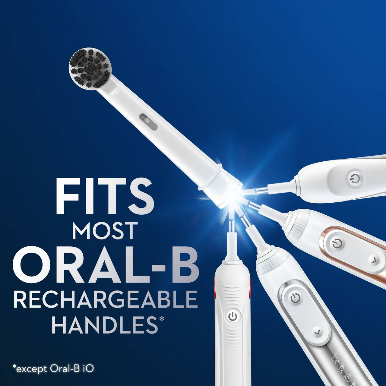 Oral-B Charcoal bristles Druge glave četkica Sive | HR_OB72772