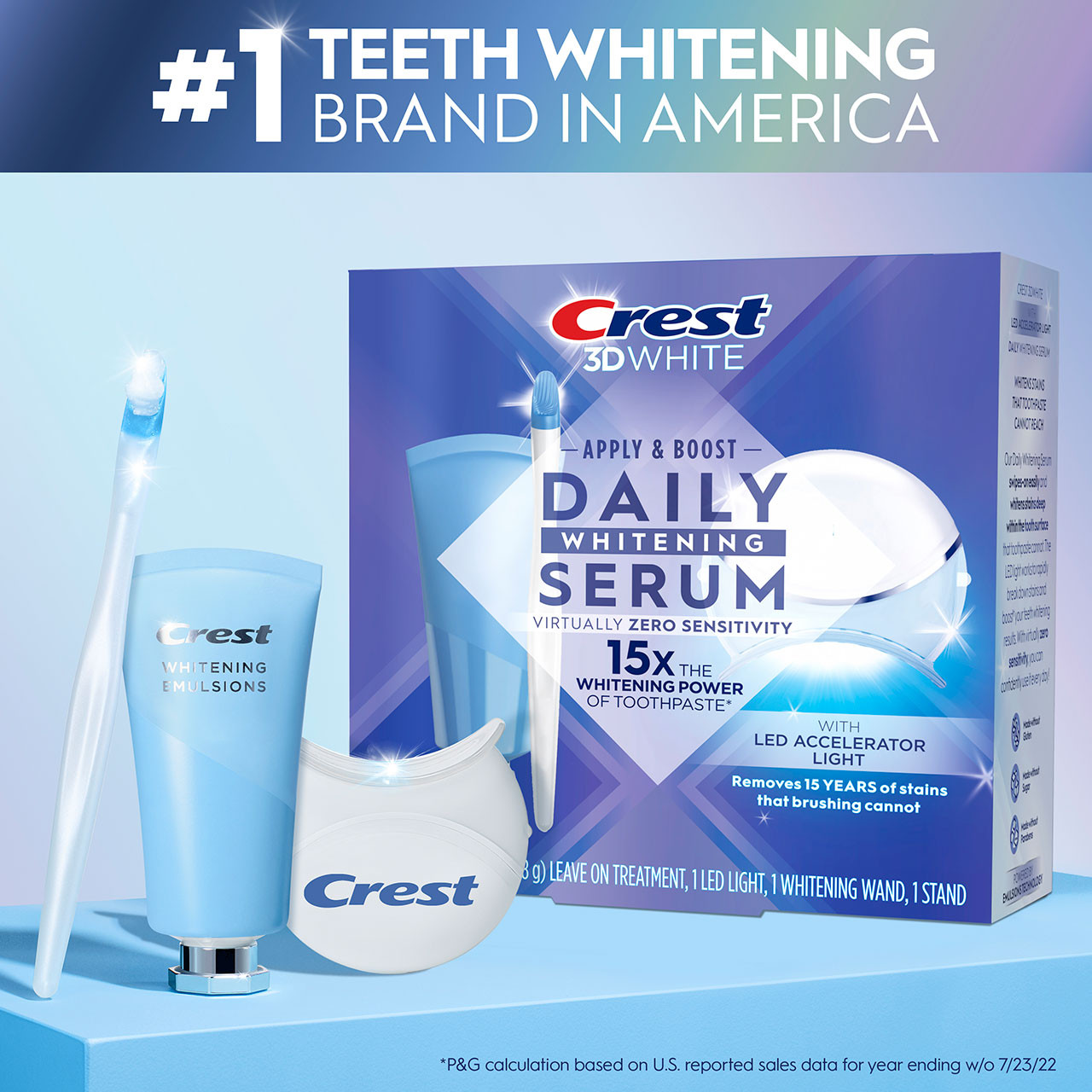 Oral-B Crest 3DWhite Daily Whitening Serum with LED Pribor Svijetlo | HR_OB12056