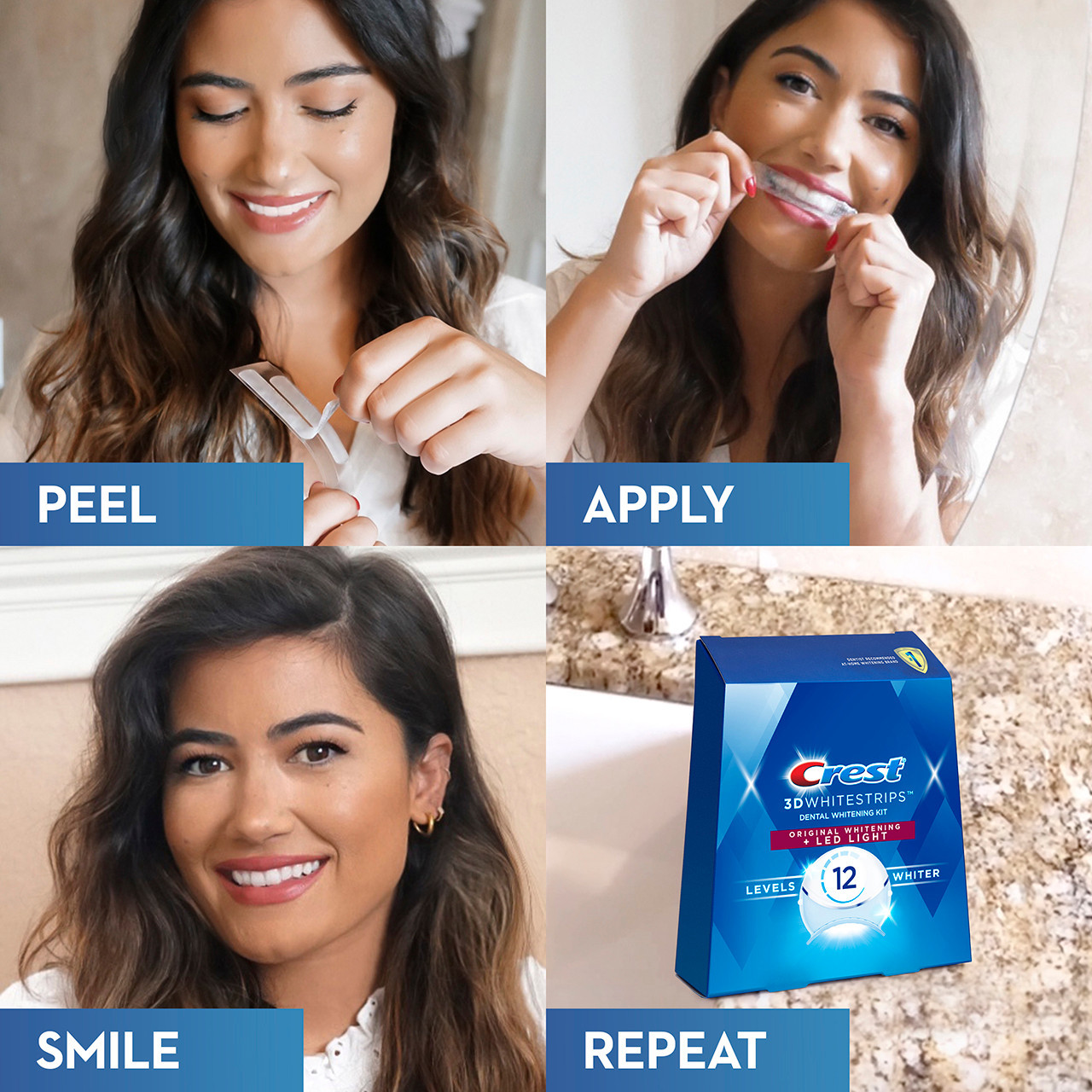 Oral-B Crest 3DWhitestrips Original Plus LED Pribor Svijetlo | HR_OB96872