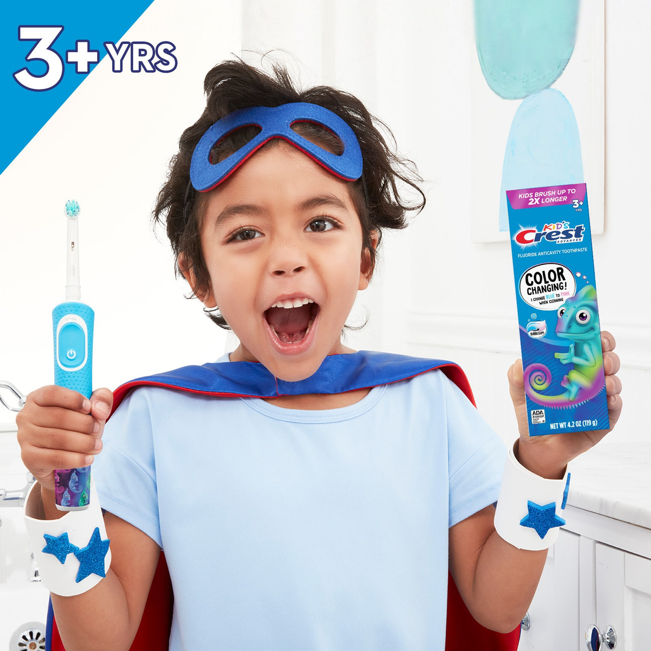 Oral-B Crest Kids Enamel + Cavity Protection Svežnjevi Bijele Plave | HR_OB52070