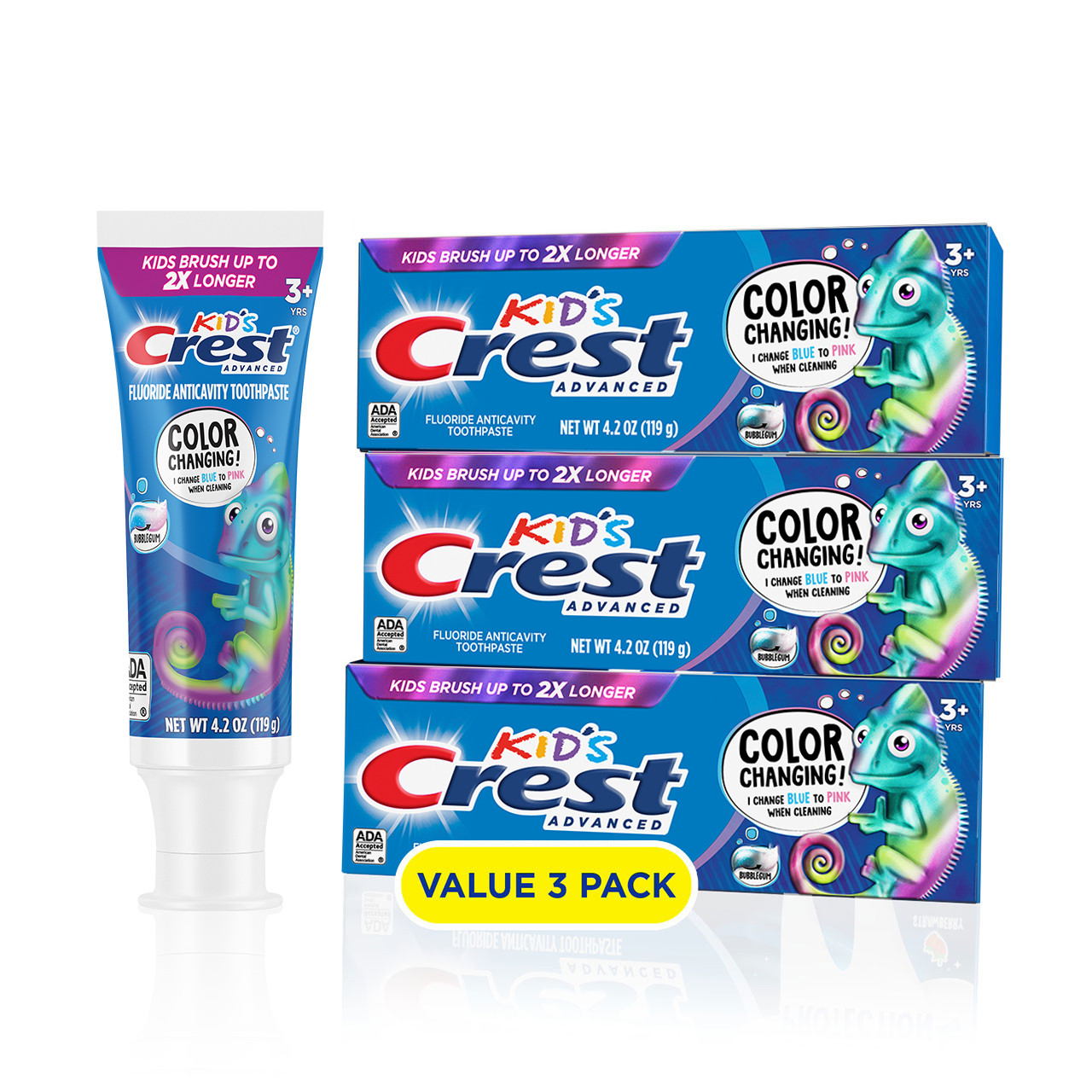 Oral-B Crest Kids Enamel + Cavity Protection Svežnjevi Bijele Plave | HR_OB52070