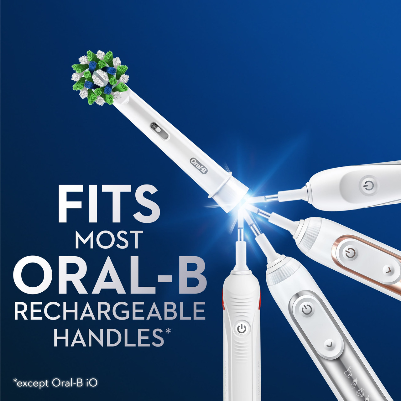 Oral-B CrossAction X-Filament Druge glave četkica Bijele | HR_OB42621