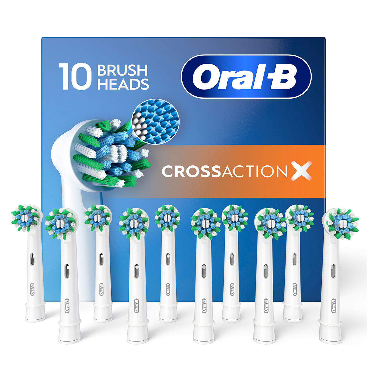 Oral-B CrossAction X-Filament Druge glave četkica Plave | HR_OB32508