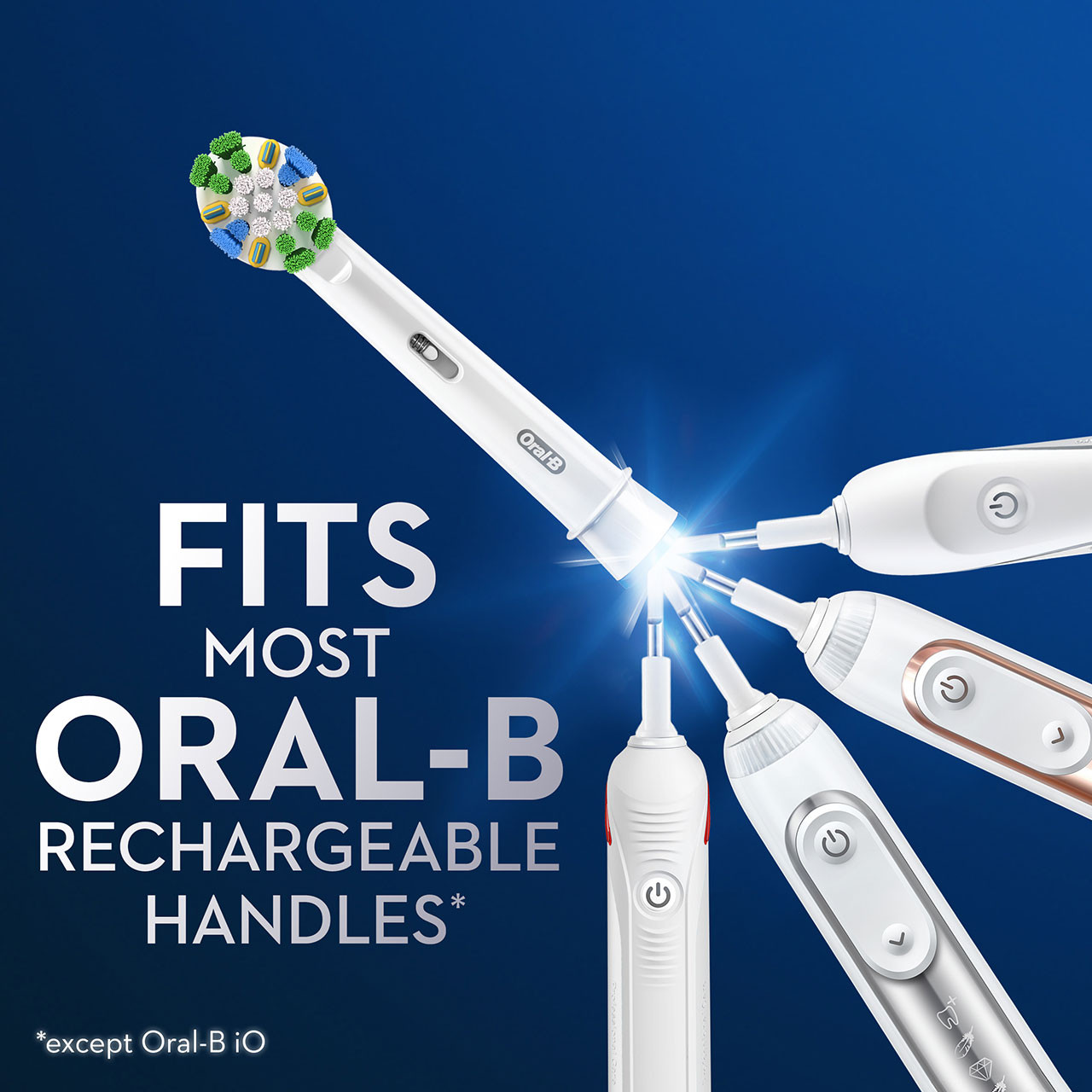 Oral-B FlossAction X-Filament Druge glave četkica Bijele | HR_OB67648