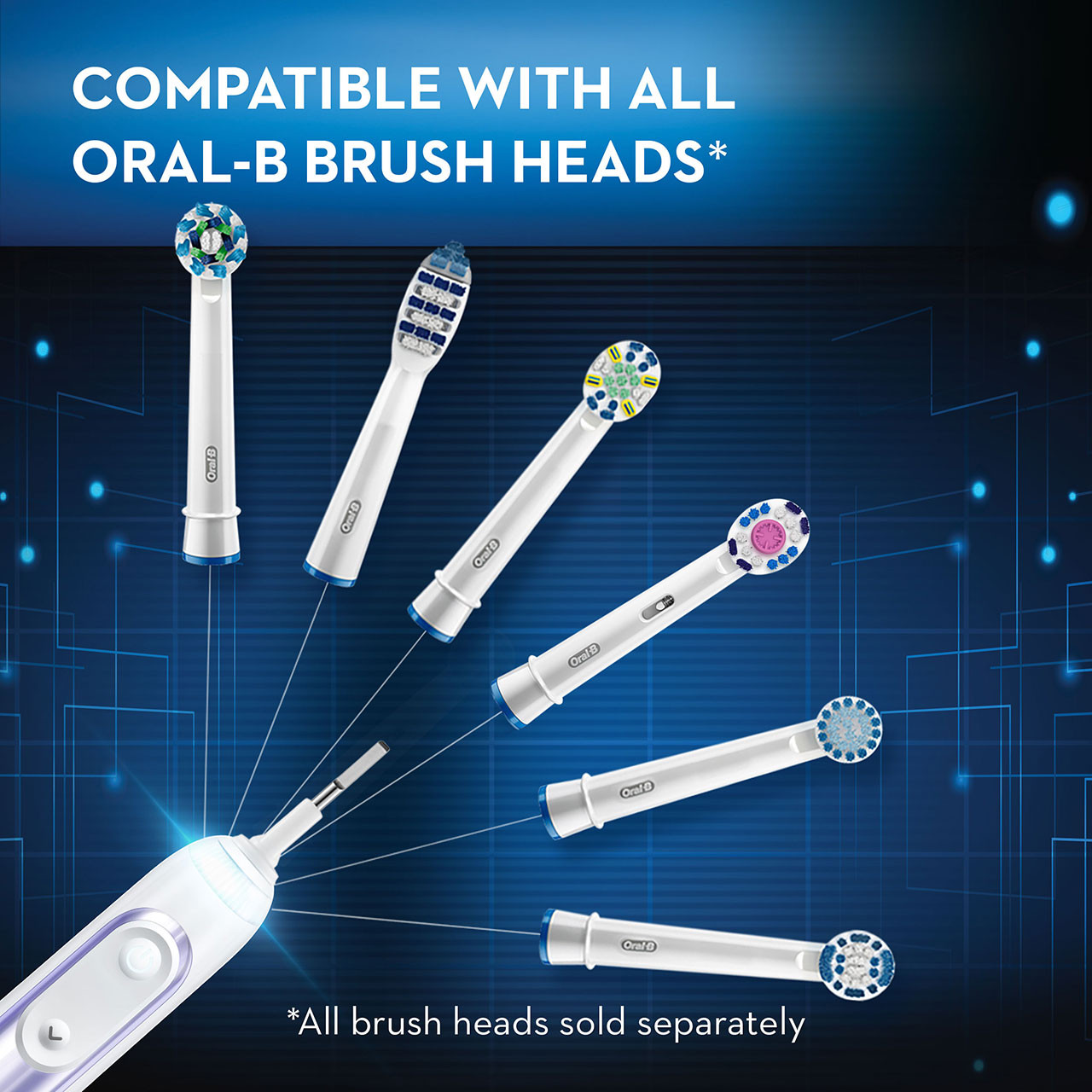 Oral-B Genius 7500 Rechargeable Genijalna serija Ljubičaste | HR_OB72448