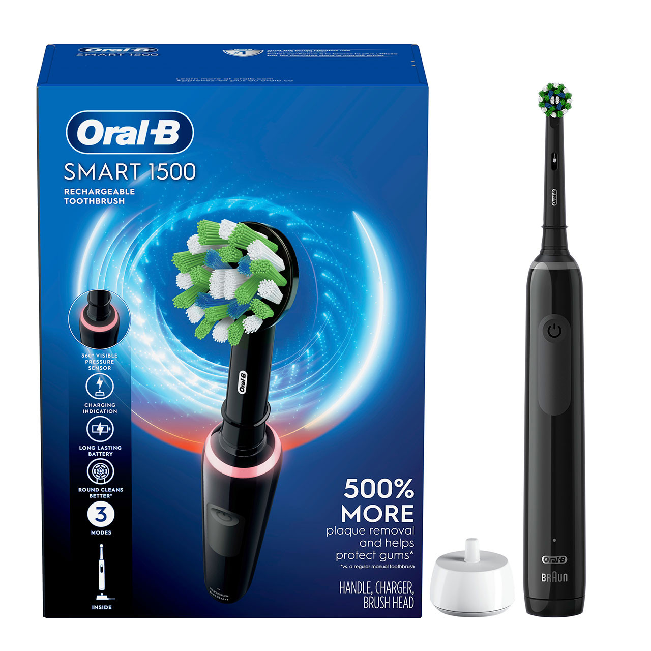 Oral-B Smart 1500 Pametna serija Crne | HR_OB85510