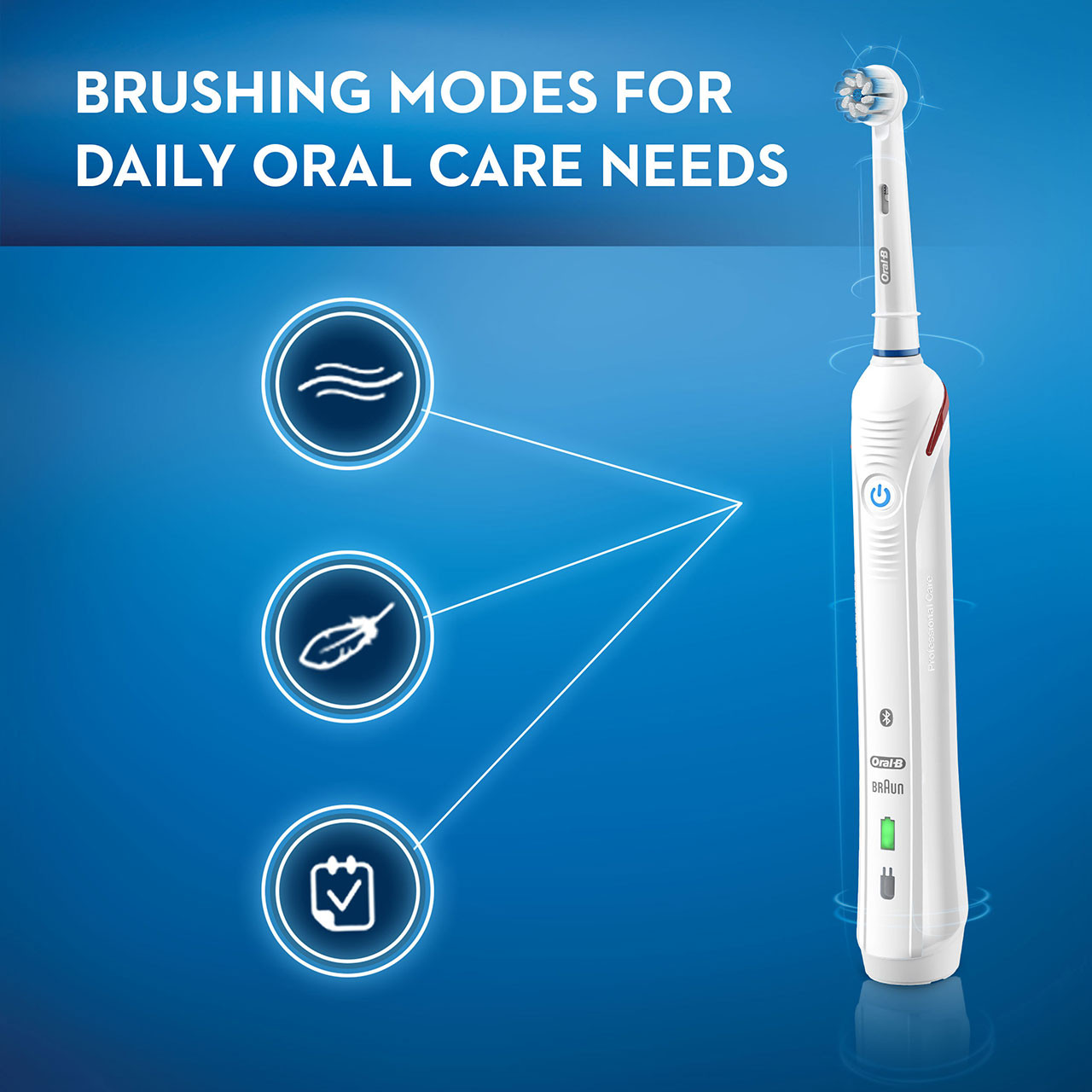 Oral-B Smart 4000 Rechargeable Pametna serija Bijele | HR_OB79749