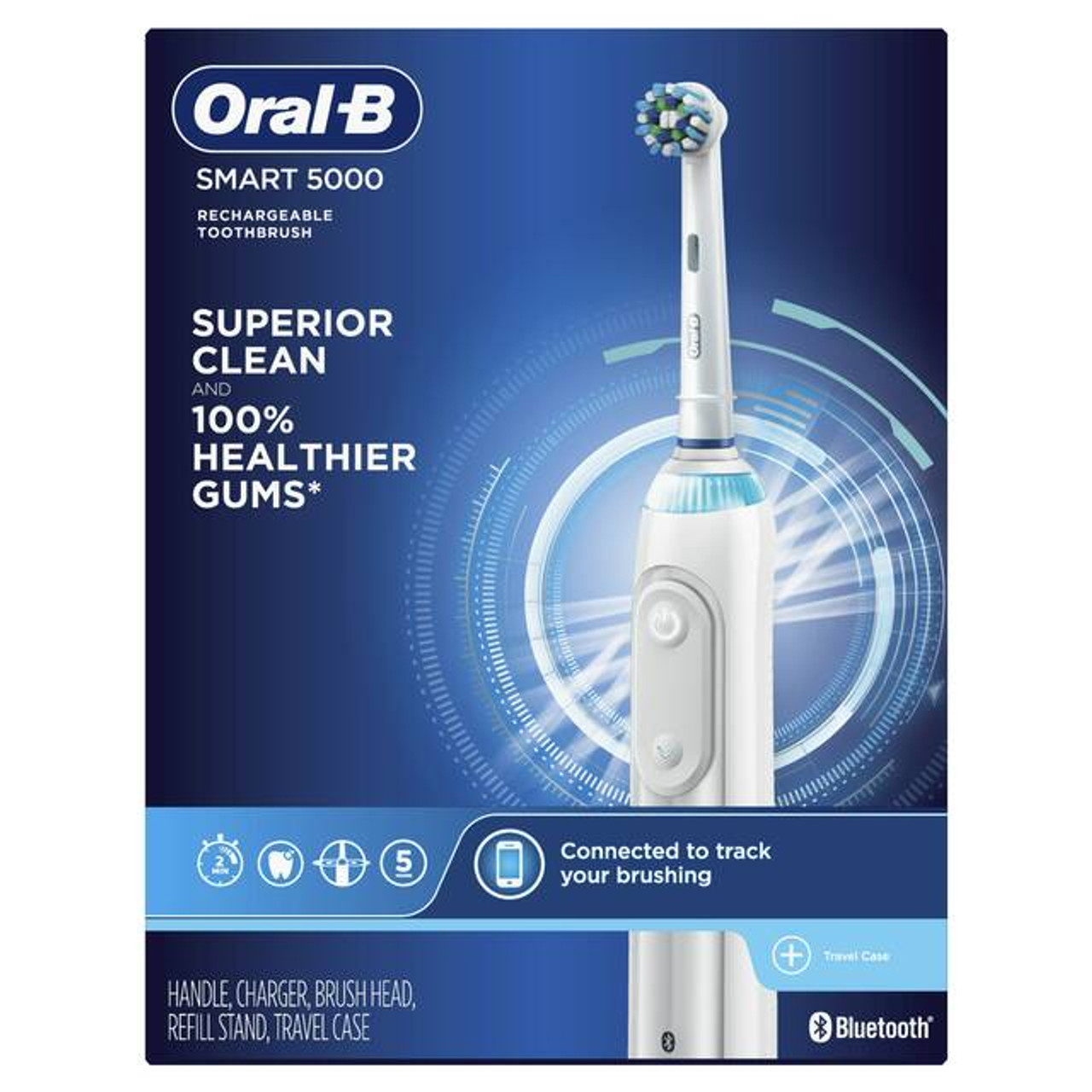 Oral-B Smart 5000 with Bluetooth Pametna serija Bijele | HR_OB53847