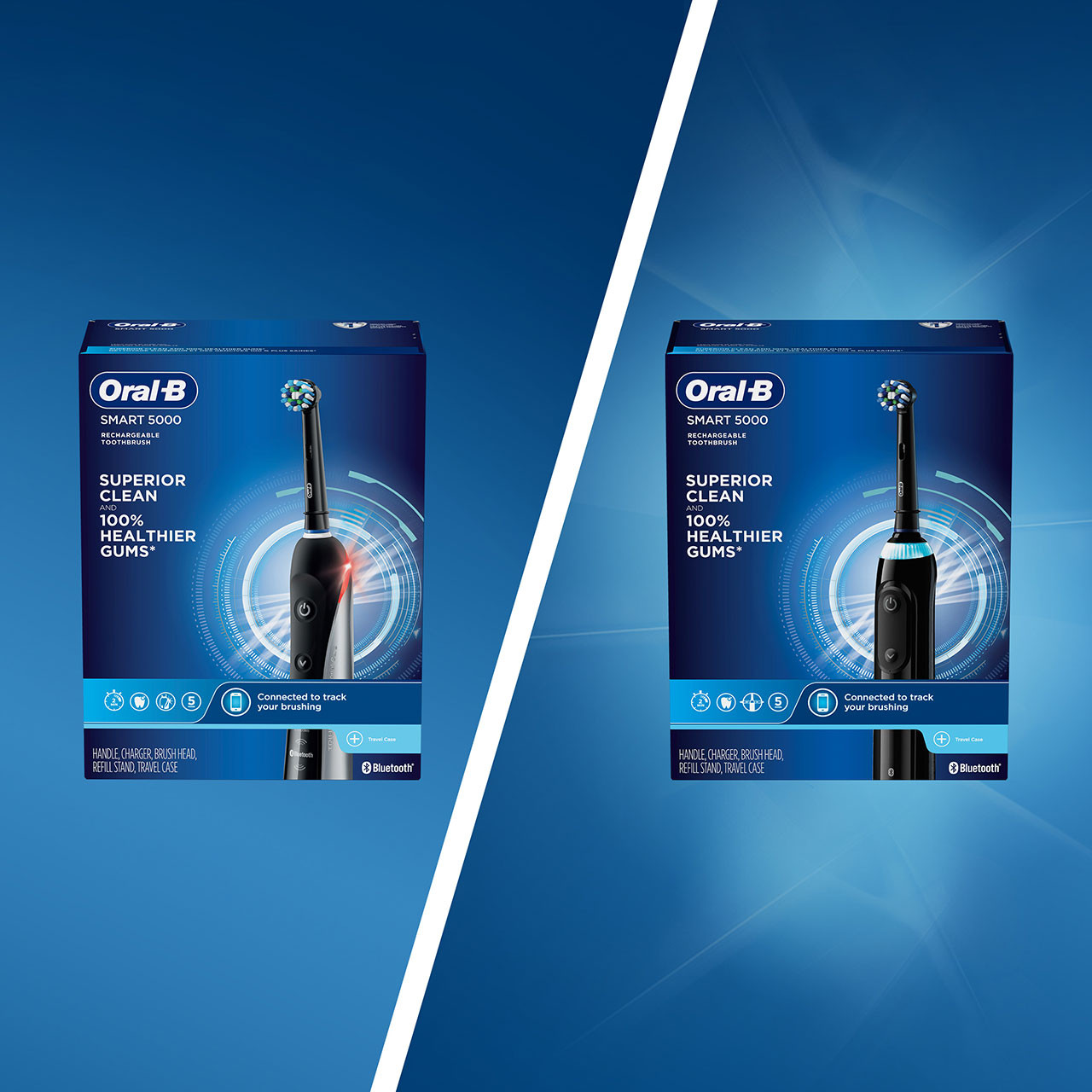 Oral-B Smart 5000 with Bluetooth Pametna serija Crne | HR_OB33007