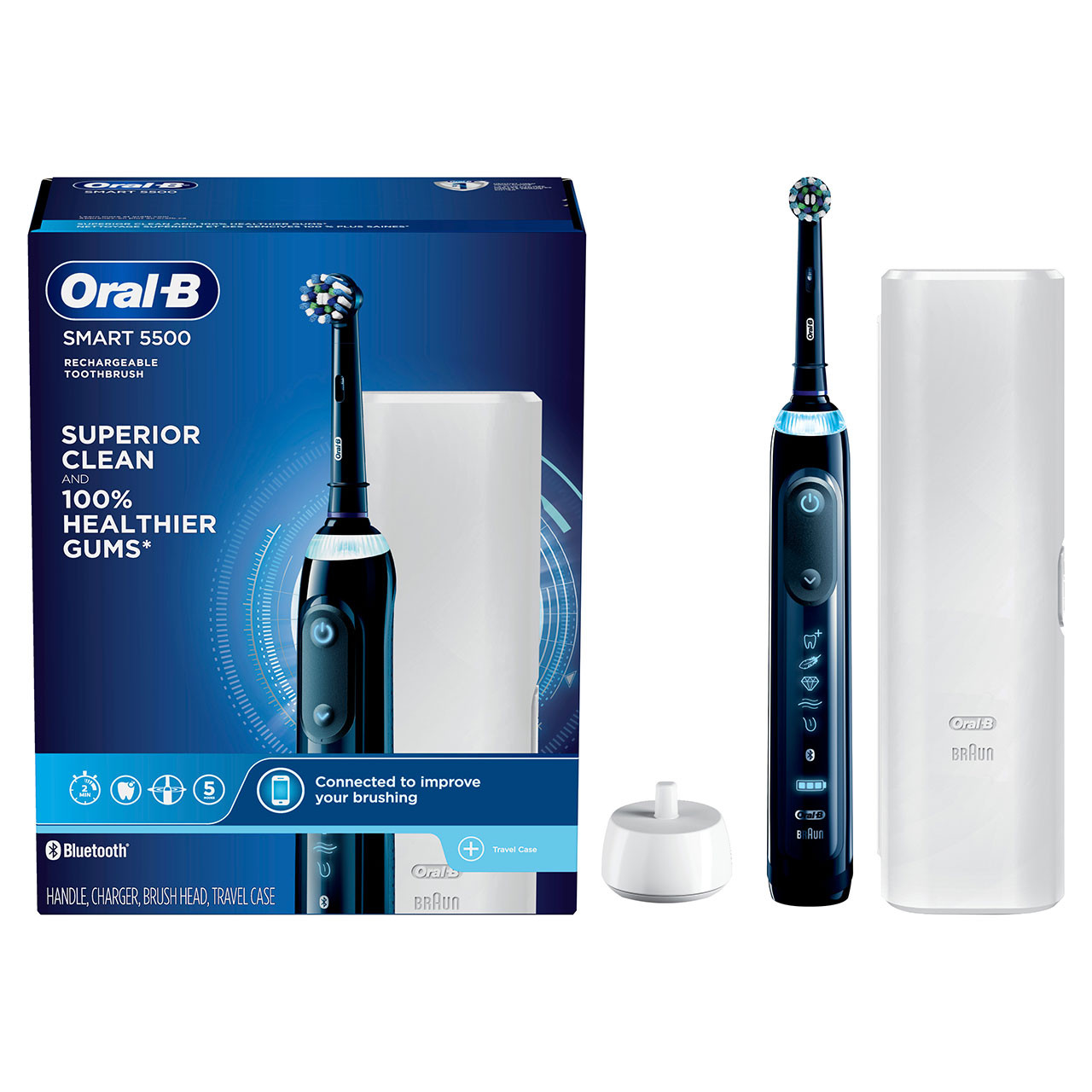 Oral-B Smart 5500 with Bluetooth Pametna serija Plave | HR_OB37407