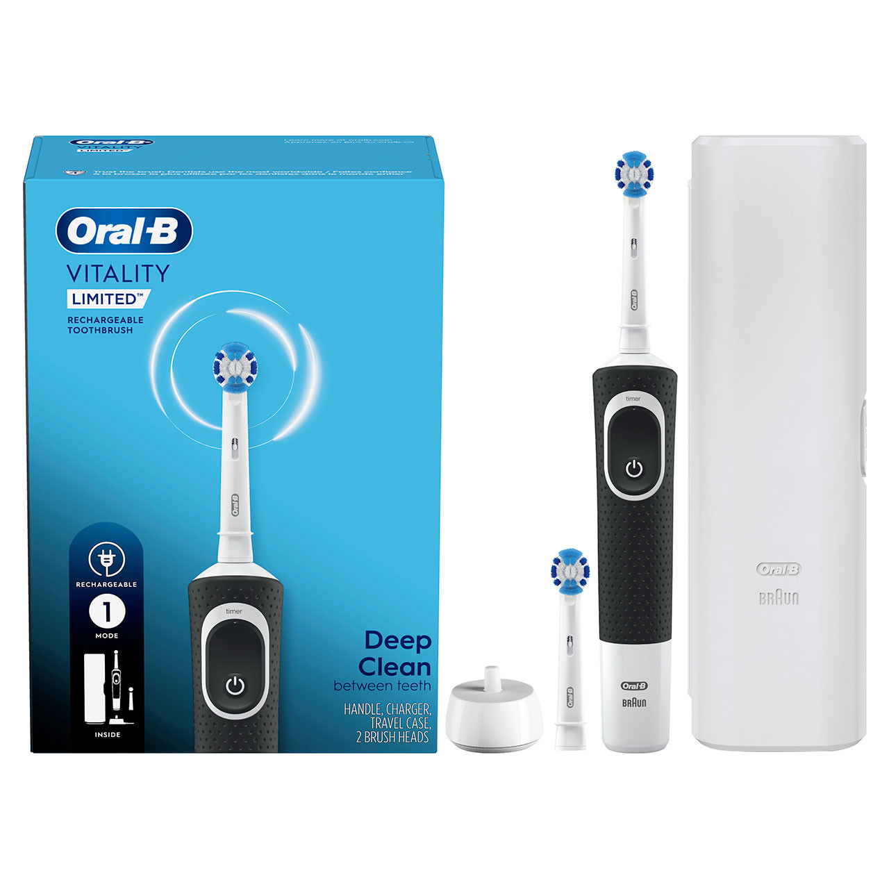 Oral-B Vitality Limited Rechargeable Pro serija Bijele Crne | HR_OB19408