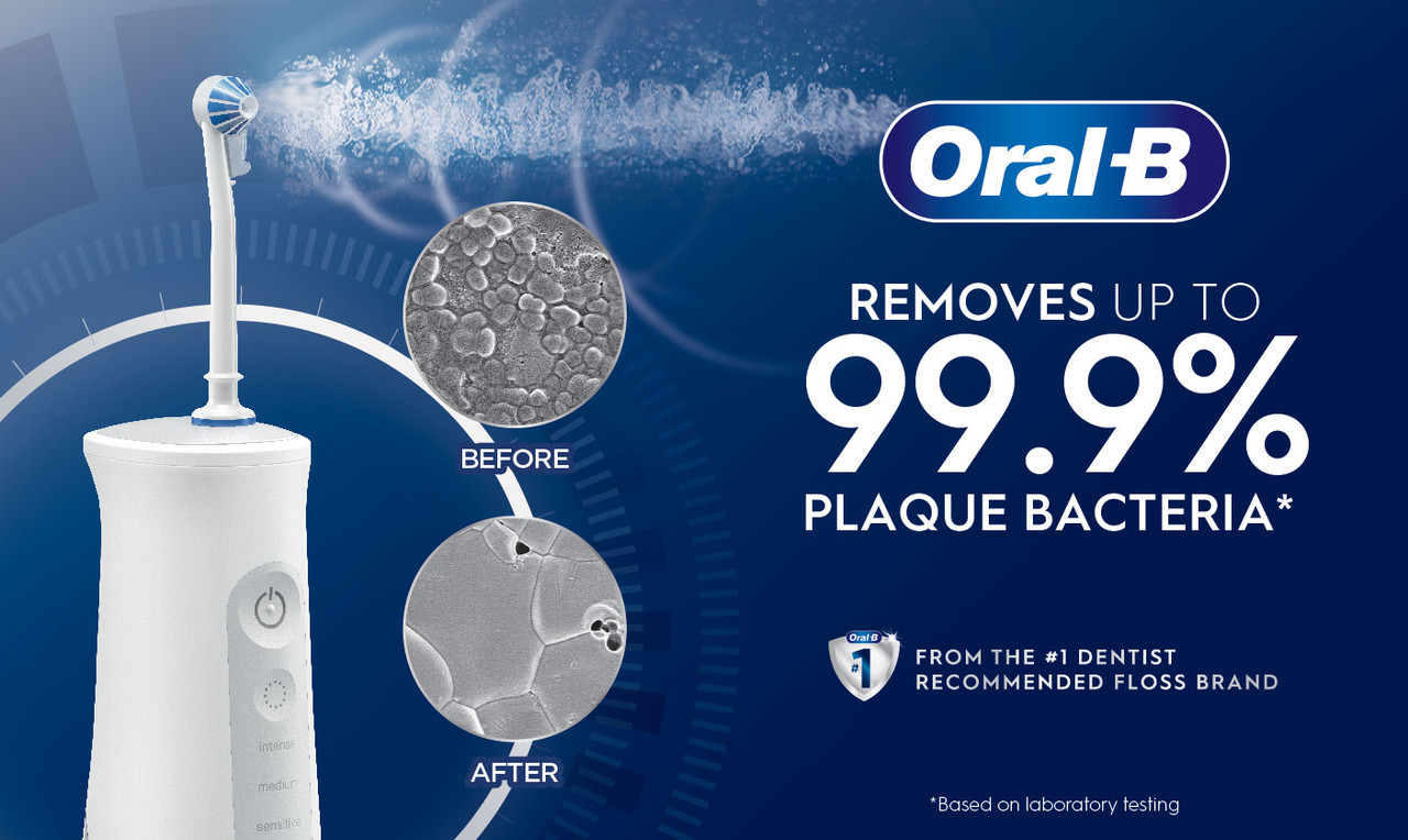 Oral-B Water Flosser Advanced, Portable Oral Irrigator Handle Pribor Bijele | HR_OB50980