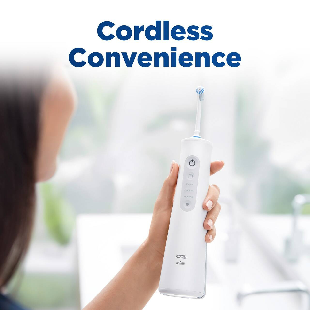 Oral-B Water Flosser Advanced, Portable Oral Irrigator Handle Pribor Bijele | HR_OB50980