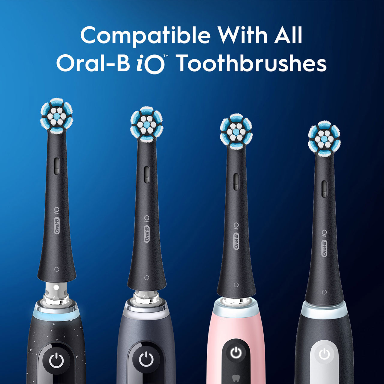 Oral-B iO Gentle Care iO glave četkica Crne | HR_OB74659