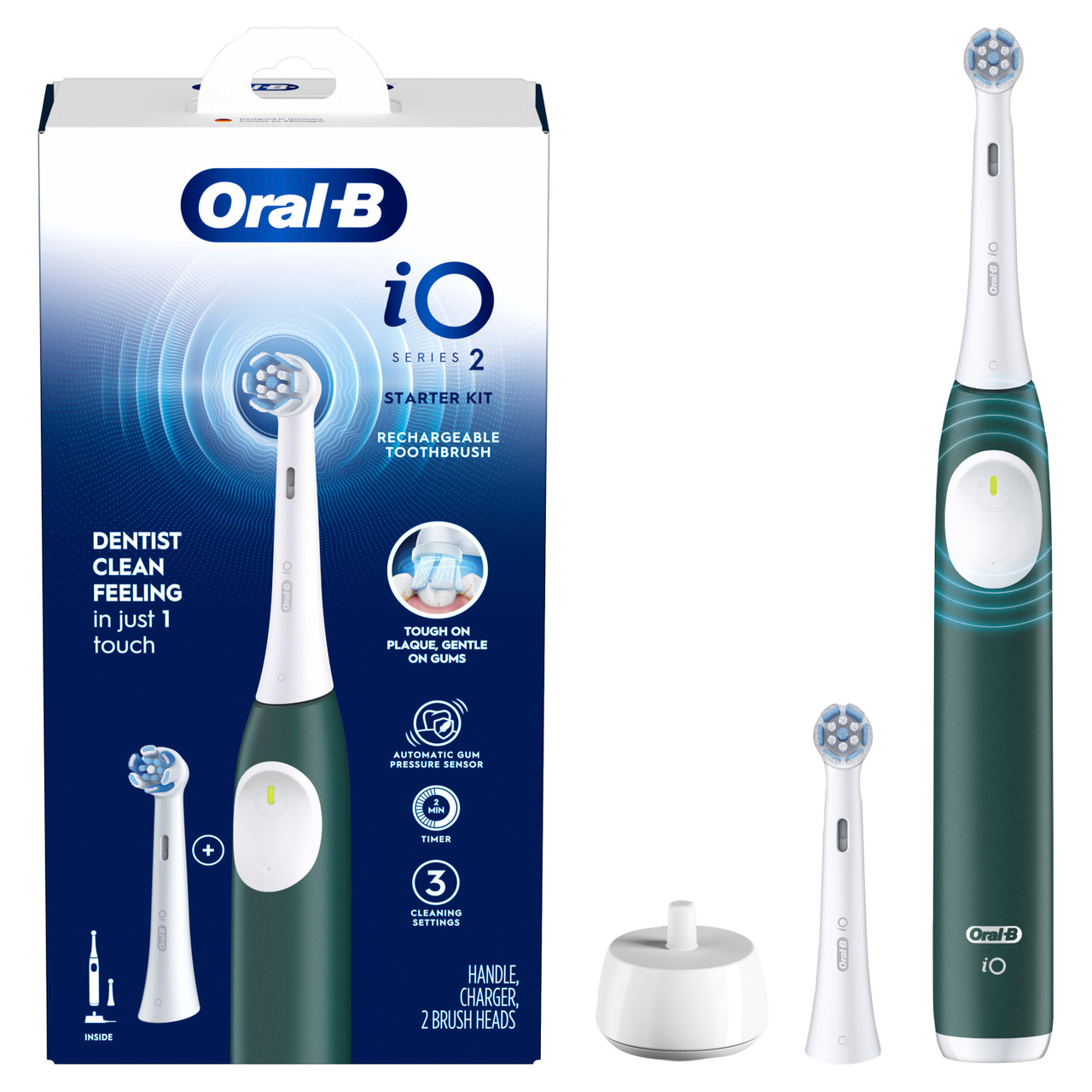 Oral-B iO Series 2 Rechargeable iO serija Zelene | HR_OB54369