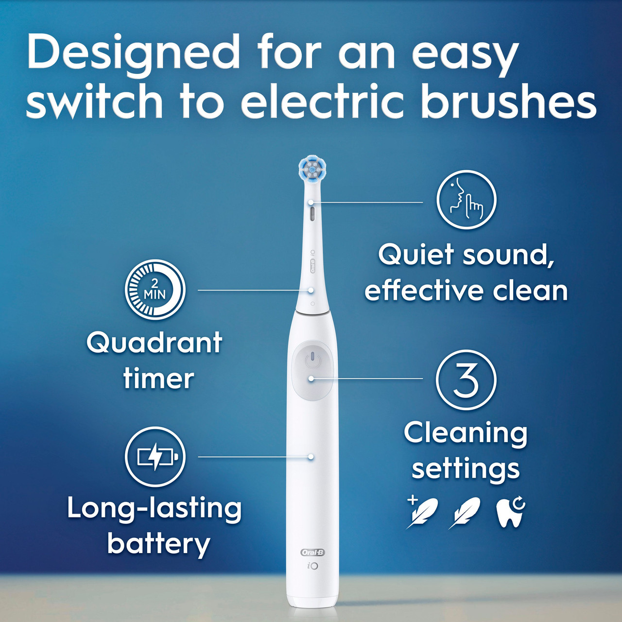 Oral-B iO Series 2 Rechargeable iO serija Bijele | HR_OB73378