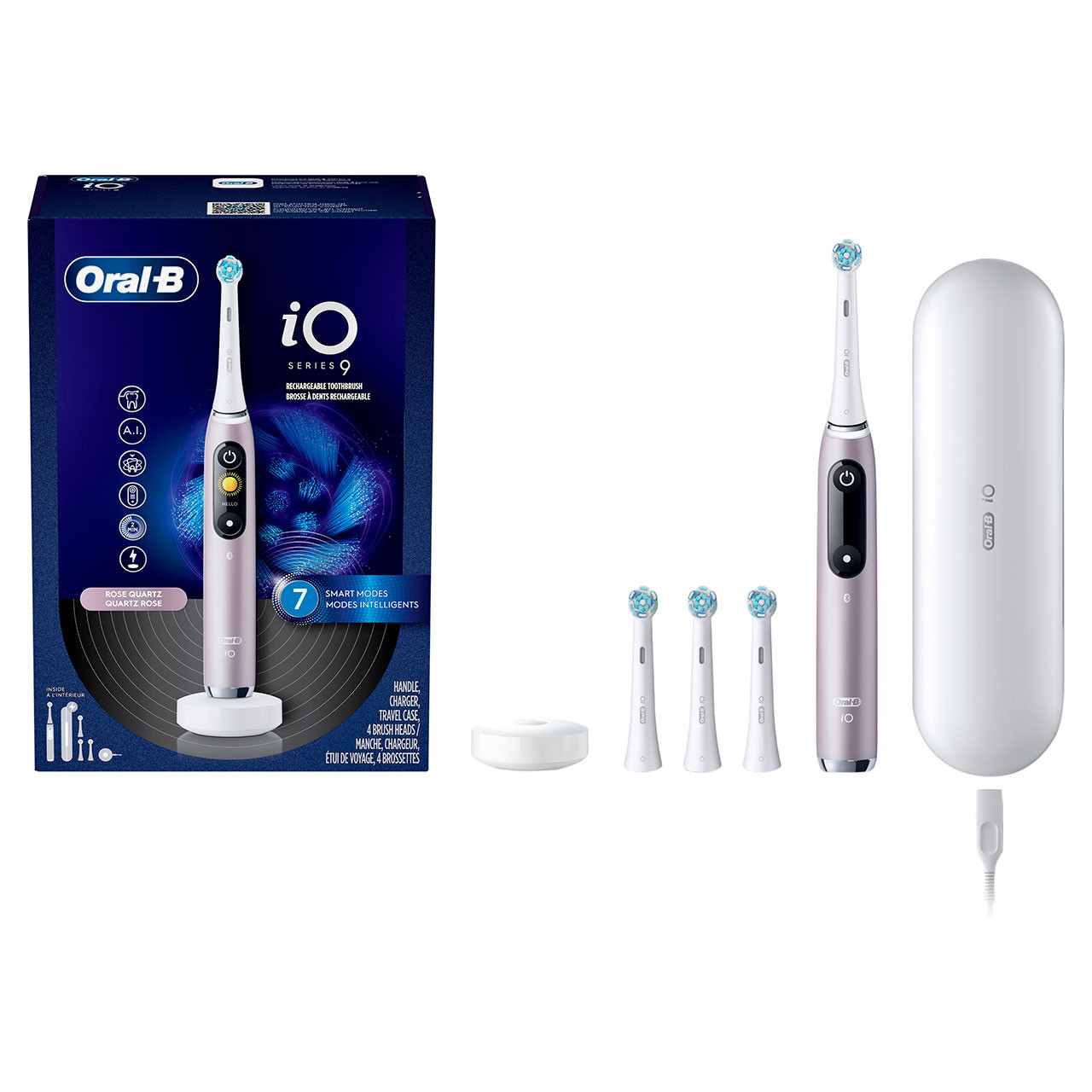 Oral-B iO Series 9 Rechargeable iO serija Roze | HR_OB49924